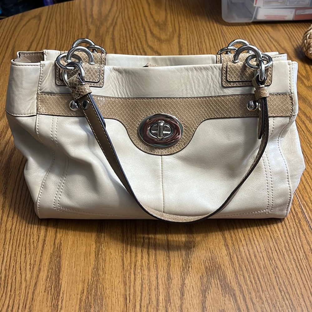 Coach purse with matching wallet
